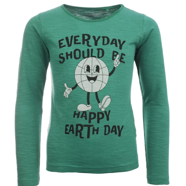 Clearance - EARTH DAY T-Shirts Met Lange Mouwen