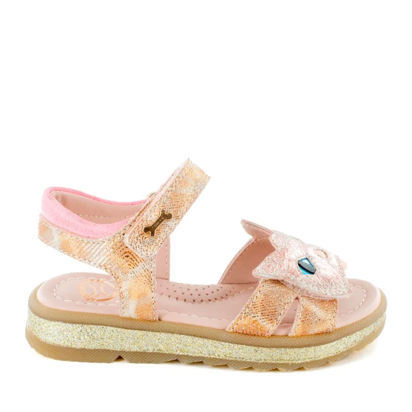 Discount metal nude Sandalen