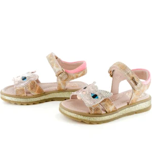 Discount metal nude Sandalen