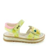 Sale metal yellow Sandalen