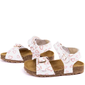 Fashion vit - heart white Sandalen