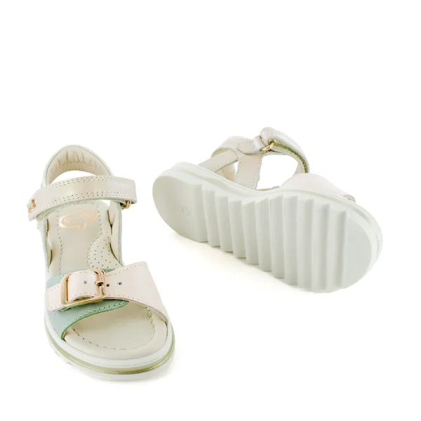 Sale calf perl oxide + nude Sandalen