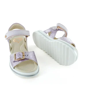 Outlet metal lilac Sandalen