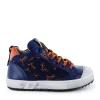 Outlet calf navy Halfhoge Schoenen