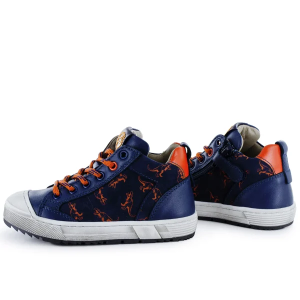 Outlet calf navy Halfhoge Schoenen