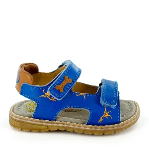 Online calf l.blue + cuoio Sandalen