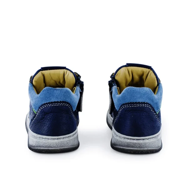 Online nabuk dark blue + off white Halfhoge Schoenen