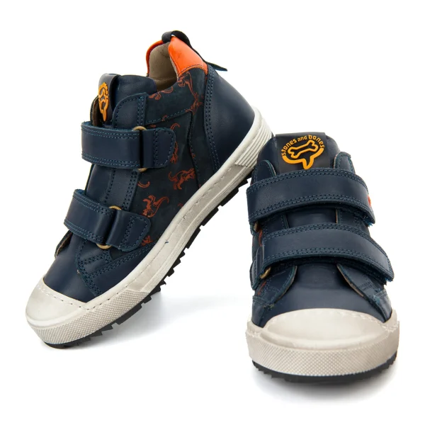 Best calf navy Halfhoge Schoenen