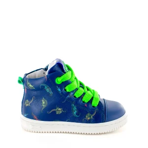 Discount calf ocean + verde fluo Halfhoge Schoenen