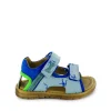 Fashion vitello oxide + electric blue Sandalen