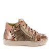 Hot lack perl - metal peach Halfhoge Schoenen