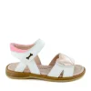 Sale calf - metal white Sandalen