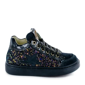 Sale crs - glitter antracit Halfhoge Schoenen