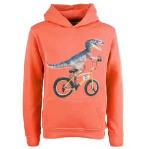 New - VELOCIRAPTOR coral pink Hoodies