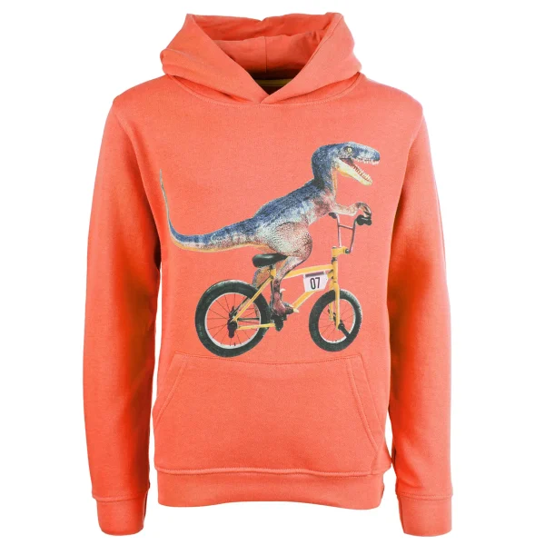 New - VELOCIRAPTOR coral pink Hoodies