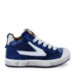 Best calf blue + off white Halfhoge Schoenen