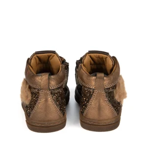 Best metal - glitter bronze Halfhoge Schoenen