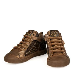 Best metal - glitter bronze Halfhoge Schoenen