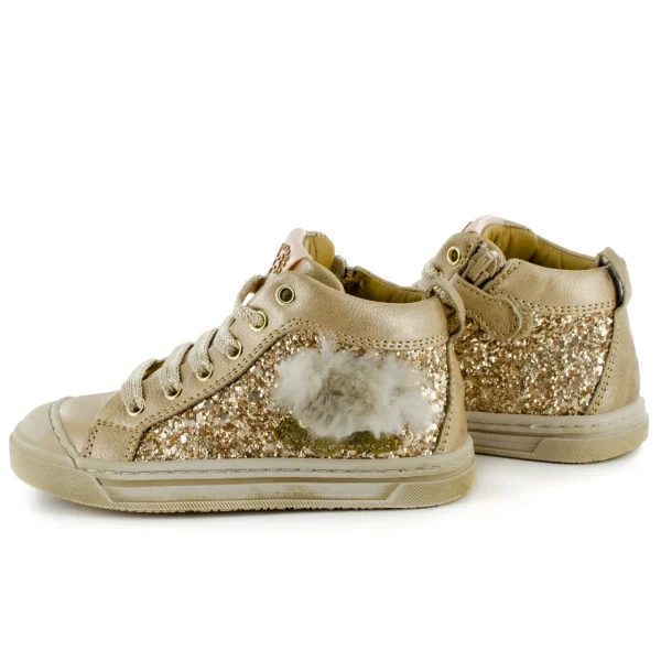 Fashion metal - glitter sand Halfhoge Schoenen