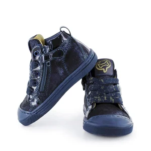 Clearance metal blue Halfhoge Schoenen