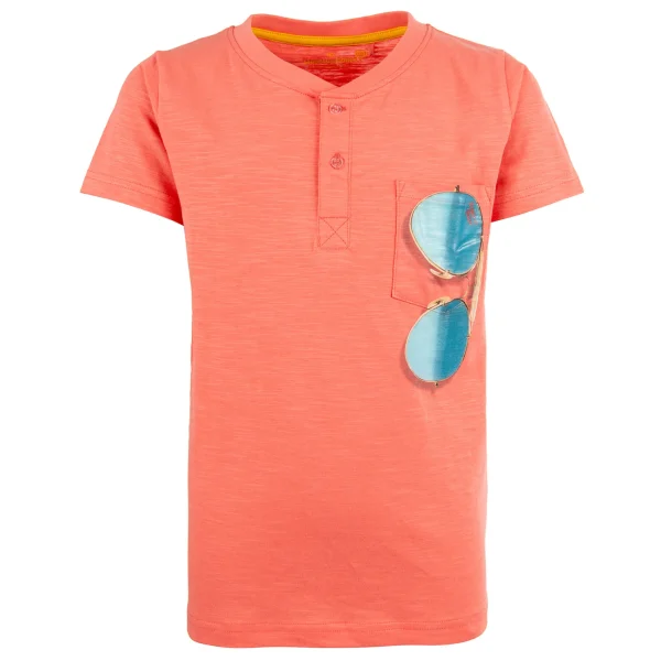 New - SHADES coral pink T-Shirts Korte Mouwen