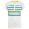 Discount - TRIOCOLOR off white + denim T-Shirts Korte Mouwen