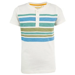 Sale - TRIOCOLOR pea + denim T-Shirts Korte Mouwen