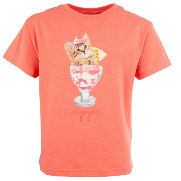 New - COPPA coral pink T-Shirts Korte Mouwen