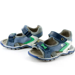 Sale calf - crs denim + o.white Sandalen