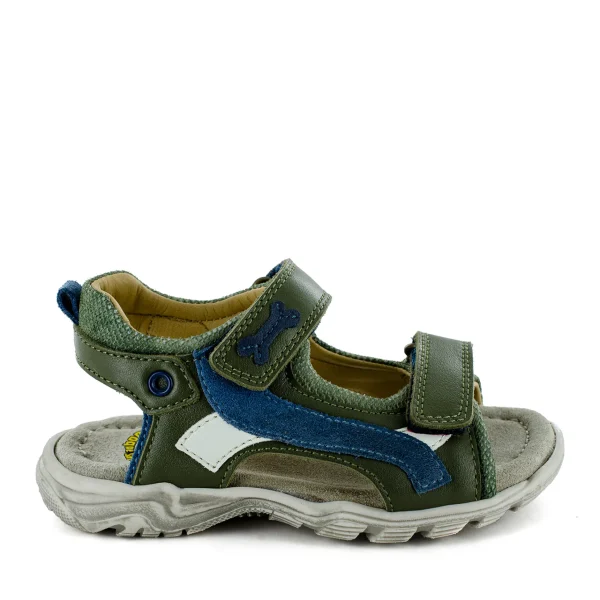 Best calf - crs khaki + denim Sandalen