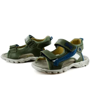 Best calf - crs khaki + denim Sandalen