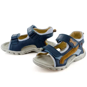 Clearance calf - crs navy + brandy Sandalen