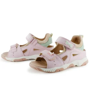 Fashion calf - textile old rose + mint Sandalen