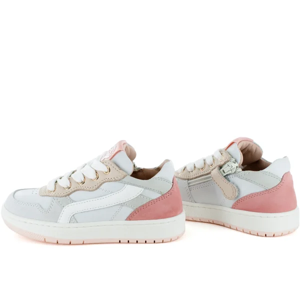 Clearance calf - crs off white + salmon Lage Schoenen