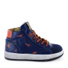 Clearance calf navy + brick Halfhoge Schoenen