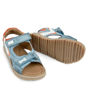 Discount calf steelblue + ivor Sandalen