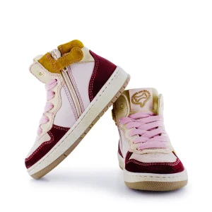 Fashion crs old rose + cherry Halfhoge Schoenen