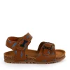 Best calf cuoio + turquoise Sandalen