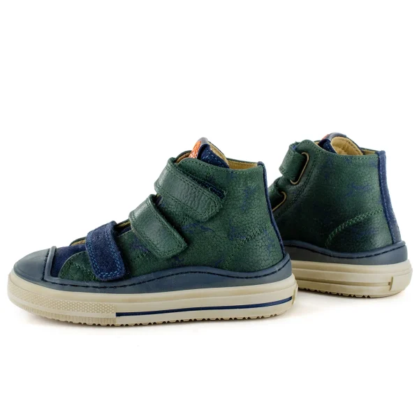 Best crs - nabuk d.green + navy Halfhoge Schoenen