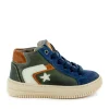 New crs - nabuk khaki + navy Halfhoge Schoenen