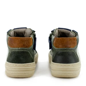 New crs - nabuk khaki + navy Halfhoge Schoenen