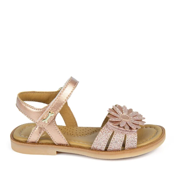 Hot glitter - pearl nude Sandalen