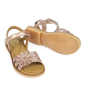 Hot glitter - pearl nude Sandalen