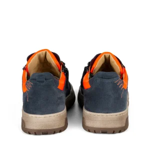 Clearance crs - calf navy + orange fluo Lage Schoenen