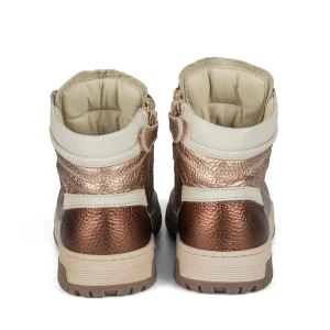 Sale crs - metal nude + gold Halfhoge Schoenen