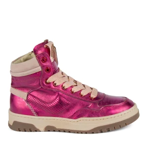 Hot metal fuchsia Halfhoge Schoenen