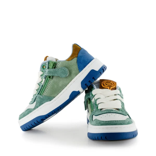 New crs - calf teal + off white Lage Schoenen