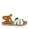 Online calf perl l.green + cognac Sandalen