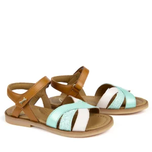 Online calf perl l.green + cognac Sandalen