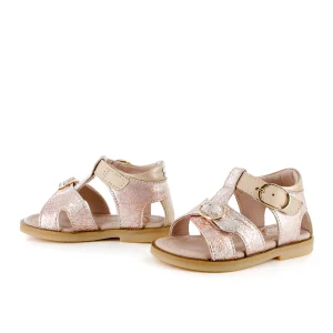 Clearance metal nude Sandalen